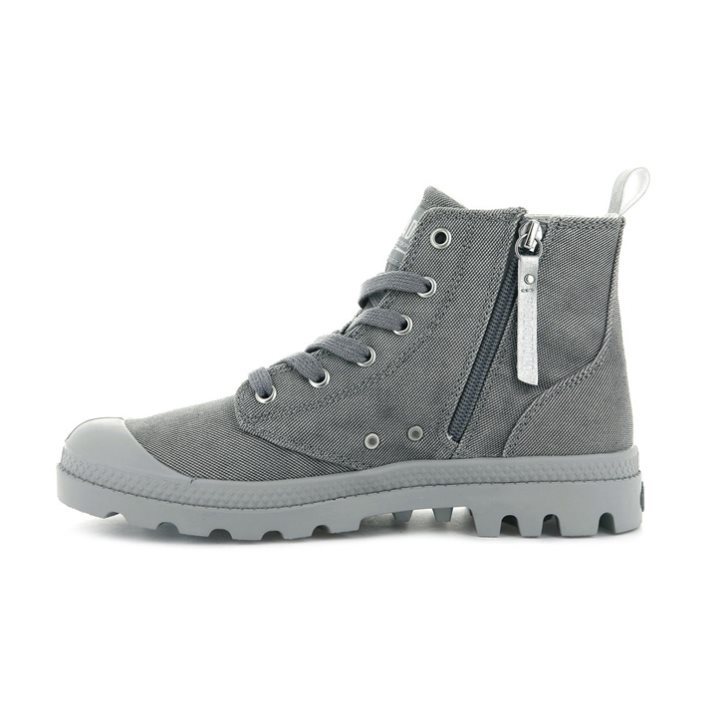 Palladium Pampa Zip Desertwash Laarzen Dames Donkergrijs | NL 91QCEIZ